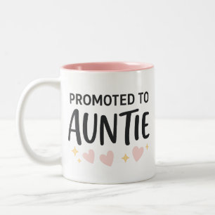 Caneca De Café Em Dois Tons Promovido ao Anúncio da tia Cute