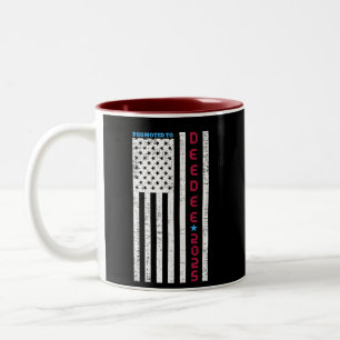 Caneca De Café Em Dois Tons Promovido ao Pai DEE-DEE pela Primeira Vez Pai Pat