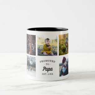 Caneca De Café Em Dois Tons Promovido ao Papa Criado