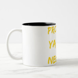 Caneca De Café Em Dois Tons Protect Ya Neck Hip Hop 90s Vintage retro