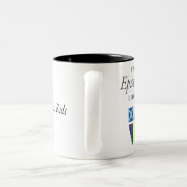 Caneca De Café Em Dois Tons Proteger Mug de Sinalizador do Orgulho Episcopal d