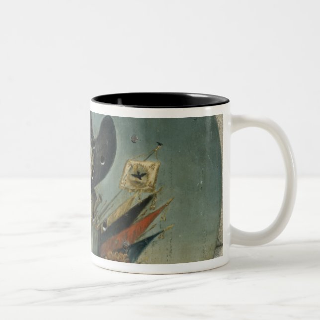 Caneca De Café Em Dois Tons Protetor de um oficial prussiano, 1764 (Direita)