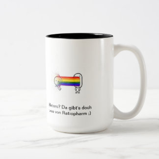Caneca De Café Em Dois Tons PROUD Lesbian