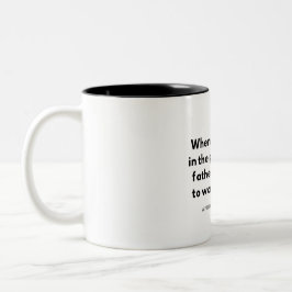 Caneca De Café Em Dois Tons Proverbo Africano