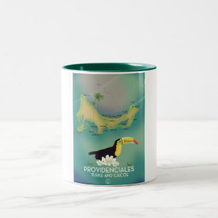 Caneca De Café Em Dois Tons Providenciales turks e caicos