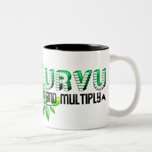 Caneca De Café Em Dois Tons Pru Urvu