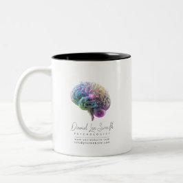 Caneca De Café Em Dois Tons Psicólogo / Neurologista