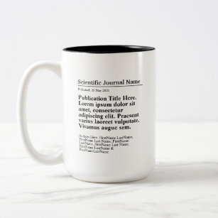 Caneca De Café Em Dois Tons Publicação Personalizada Mug de 15 oz com dois ton