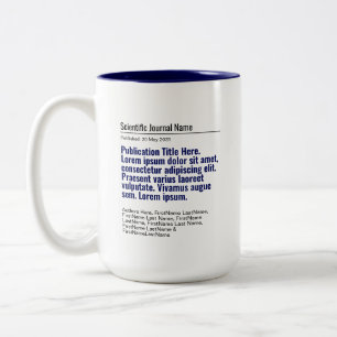 Caneca De Café Em Dois Tons Publicação Personalizada Mug de 15 oz com dois ton
