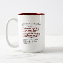 Publicação Personalizada Mug de 15 oz com dois ton