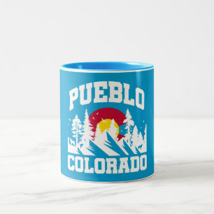 Caneca De Café Em Dois Tons Pueblo, Colorado