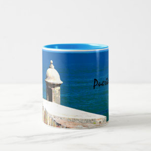 Caneca De Café Em Dois Tons Puerto Rico histórico
