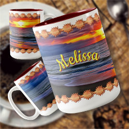 Caneca De Café Em Dois Tons Puerto Sunset 1739