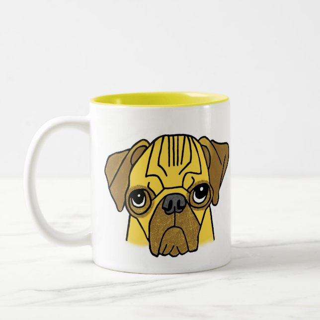 Caneca De Café Em Dois Tons Puggie Wuggie (Esquerda)