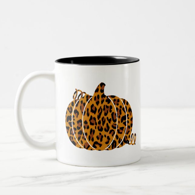 Caneca De Café Em Dois Tons Pumpkin/Fall Season (Esquerda)