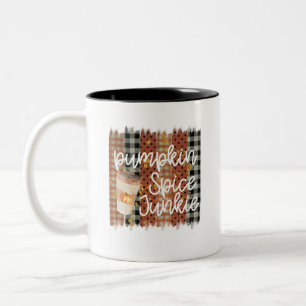 Caneca De Café Em Dois Tons Pumpkin Spice Junkie