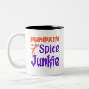 Caneca De Café Em Dois Tons Pumpkin Spice Junkie