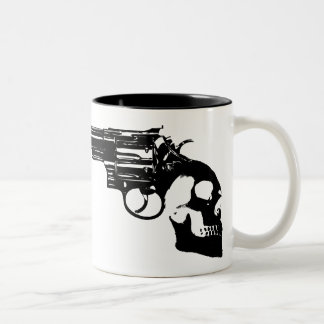 Caneca De Café Em Dois Tons Punho do golpe da morte!