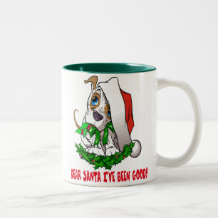 Caneca De Café Em Dois Tons Puppy Mug Natal