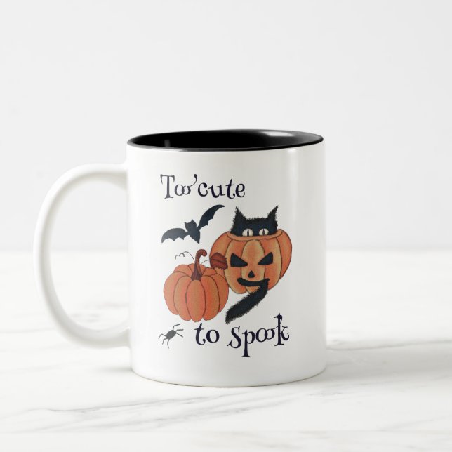 Caneca De Café Em Dois Tons Puramente Spooky (Esquerda)