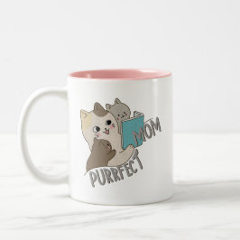 Caneca De Café Em Dois Tons Purfect Mãe Coffee Mug