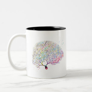 Caneca De Café Em Dois Tons Purkinje Neuron