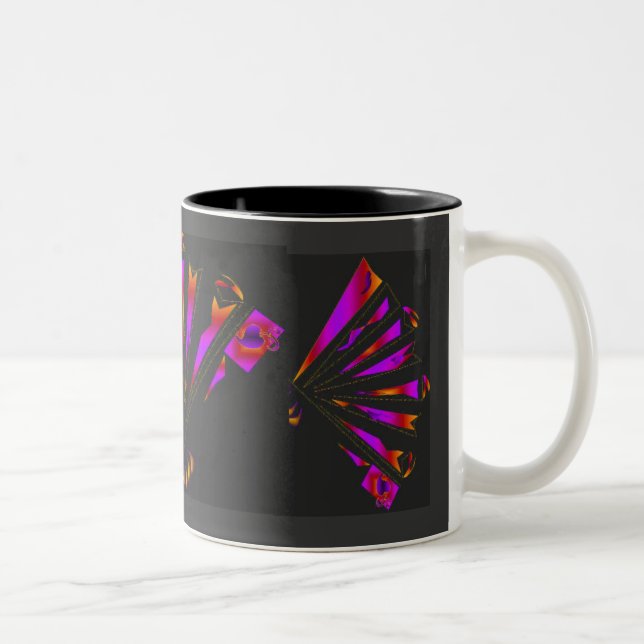 Caneca De Café Em Dois Tons "Purple Fantasia" Mug (Direita)