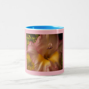 Caneca De Café Em Dois Tons Púrpura, Rosa, Rosa,
