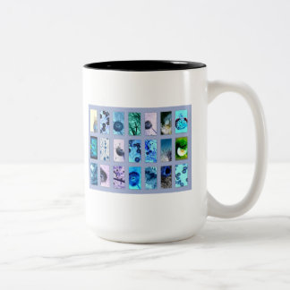 Caneca De Café Em Dois Tons Pustenblütenblau