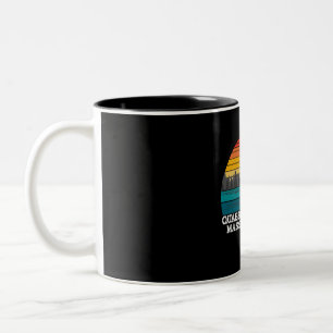 Caneca De Café Em Dois Tons Quabbin Reservoir Massachusetts