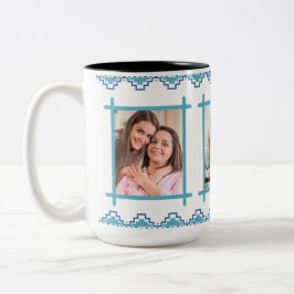 Caneca De Café Em Dois Tons Quadro do Dia das Mães
