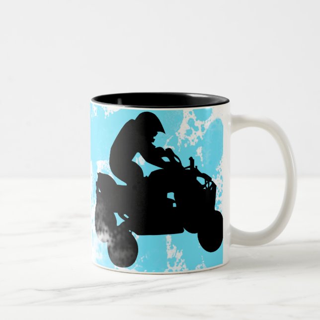 Caneca De Café Em Dois Tons quads. (Direita)