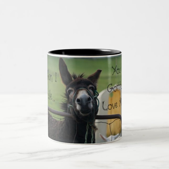 Caneca De Café Em Dois Tons Quando eu sorrir (Centro)