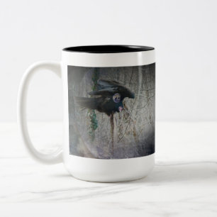 Caneca De Café Em Dois Tons Quando O Abutre Fecha As Asas
