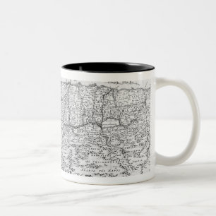 Caneca De Café Em Dois Tons Quarenta anos de viagens das crianças de Israel