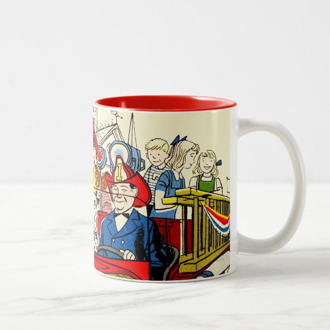 Caneca De Café Em Dois Tons Quarto da parada de julho (Direita)