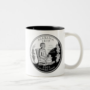 Caneca De Café Em Dois Tons Quarto do estado de Alabama