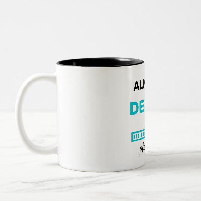 Caneca De Café Em Dois Tons Quase Um Dentista 2 (Esquerda)