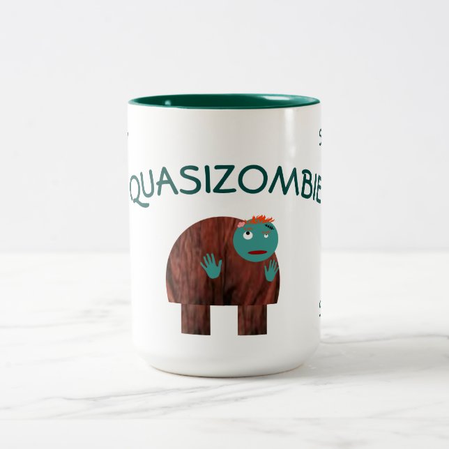 Caneca De Café Em Dois Tons Quase Zumbi (Centro)