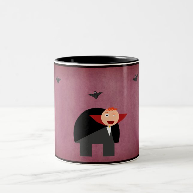 Caneca De Café Em Dois Tons Quasimodo como um Vampiro (Centro)
