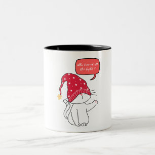 Caneca De Café Em Dois Tons que apagou a luz