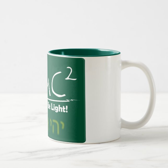 Caneca De Café Em Dois Tons Que Haja Luz (Direita)