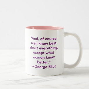 Caneca De Café Em Dois Tons Que mulheres sabem melhor