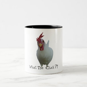 Caneca De Café Em Dois Tons Que o Cluck?!