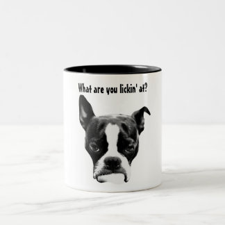 Caneca De Café Em Dois Tons Que você lickin?