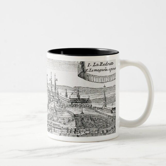 Caneca De Café Em Dois Tons Quebeque, após o La Potherie (Direita)