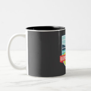 Caneca De Café Em Dois Tons Queen Charlotte Track - Nova Zelândia