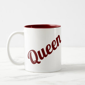Caneca De Café Em Dois Tons Queen Coffee Mug