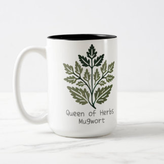 Caneca De Café Em Dois Tons Queen of Herbs Mugwort3