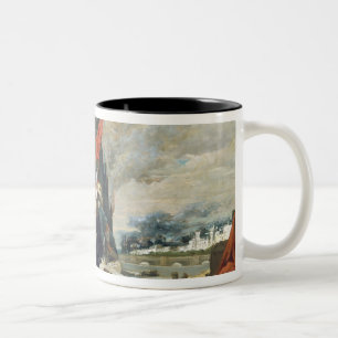 Caneca De Café Em Dois Tons Queimadura do Tuileries, 1871